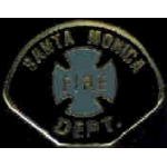 SANTA MONICA, CA FIRE DEPARTMENT PIN MINI PATCH PIN